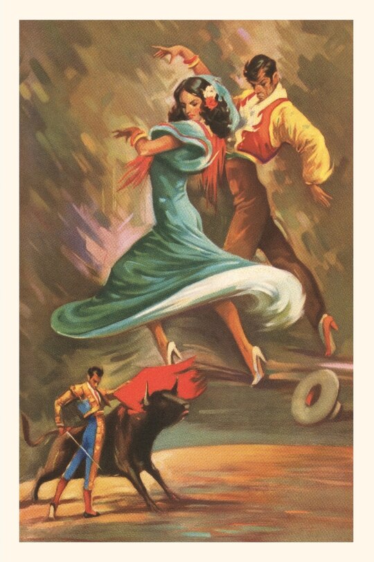 Couverture_Vintage Journal Flamenco Dancers and Bullfighter