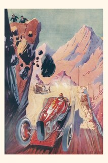 Front cover_Vintage Journal Motor Car Race with Falling Rocks
