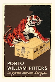Front cover_Vintage Journal Port Wine Advertisement with Tiger