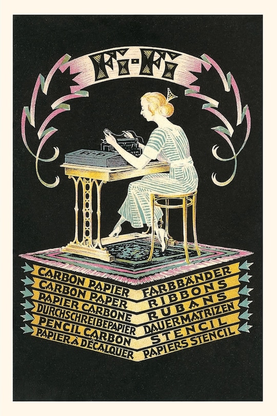 Front cover_Vintage Journal Secretary with Fi-Fi Carbon Paper