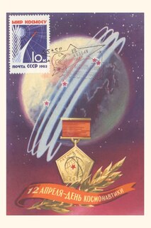 Front cover_Vintage Journal Soviet Space Program Medal
