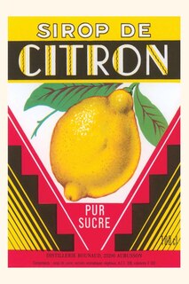 Front cover_Vintage Journal Lemon Syrup Label