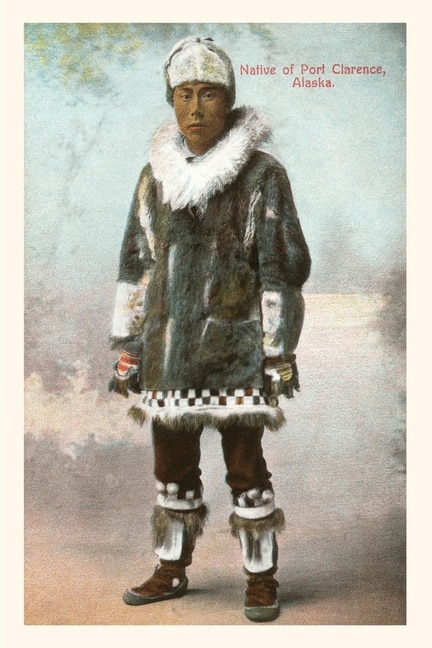 Front cover_Vintage Journal Indigenous Alaskan Man in Native Costume