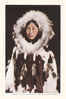 Front cover_Vintage Journal Obleka Indigenous Alaskan Woman in Native Costume