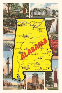 Front cover_Vintage Journal Alabama Map and Scenes