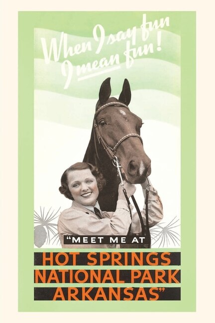 Couverture_Vintage Journal Hot Springs National Park, Arkansas