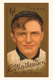 Front cover_Vintage Journal Early Baseball Card, Christy Mathewson