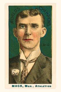 Front cover_Vintage Journal Early Baseball Card, Connie Mack
