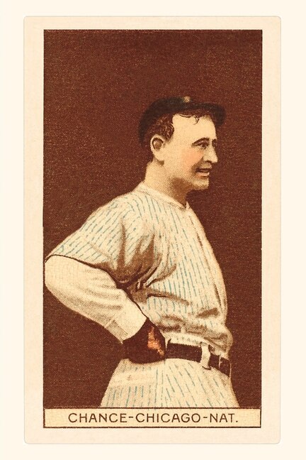 Front cover_Vintage Journal Early Baseball Card, Frank Chance