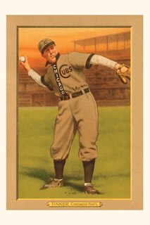 Front cover_Vintage Journal Early Baseball Card, Joe Tinker