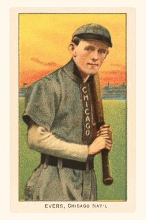 Front cover_Vintage Journal Early Baseball Card, Johnny Evers