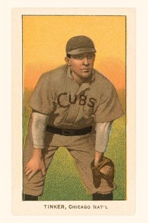 Front cover_Vintage Journal Early Baseball Card, Joe Tinker