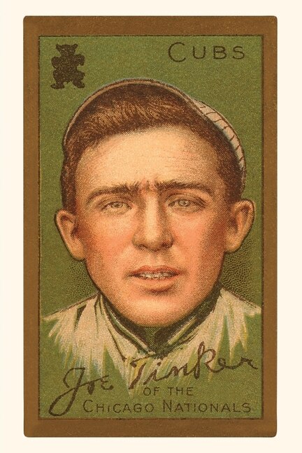 Front cover_Vintage Journal Early Baseball Card, Joe Tinker