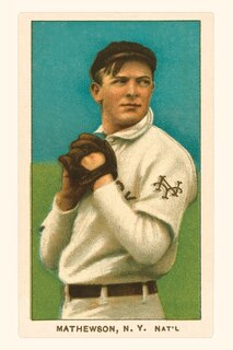 Front cover_Vintage Journal Early Baseball Card, Christy Mathewson