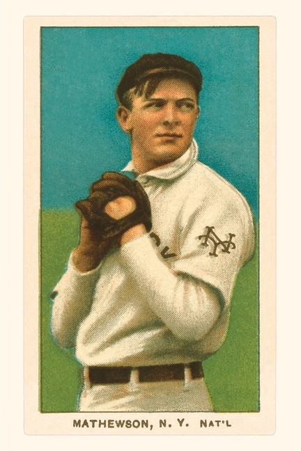 Front cover_Vintage Journal Early Baseball Card, Christy Mathewson
