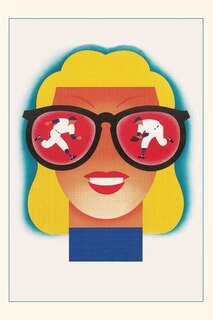 Couverture_Vintage Journal Graphic of Woman Watching Baseball