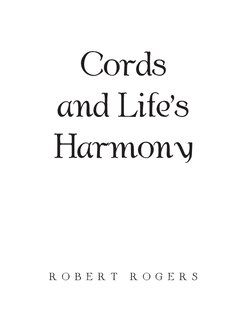 Front cover_Cords and Life's Harmony