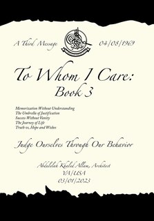 Couverture_To Whom I Care