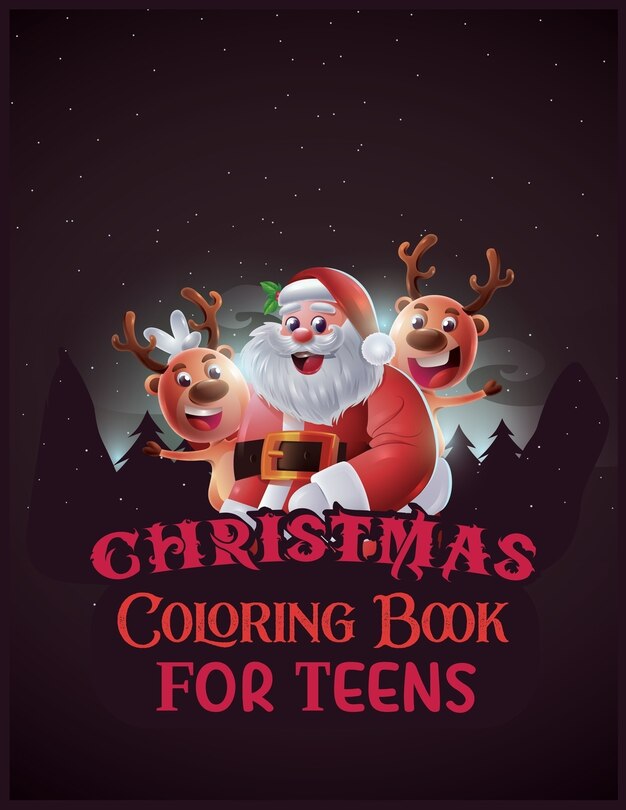 Couverture_Christmas Coloring Book For Teens