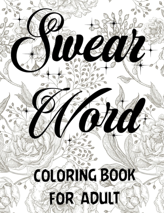 Front cover_Swear word coloring book for adult.