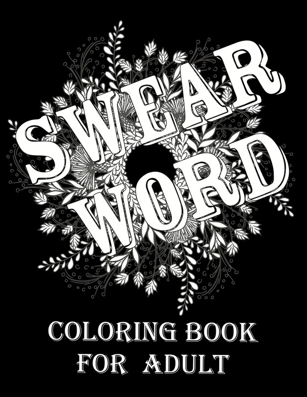 Front cover_Swear word coloring book for adult.