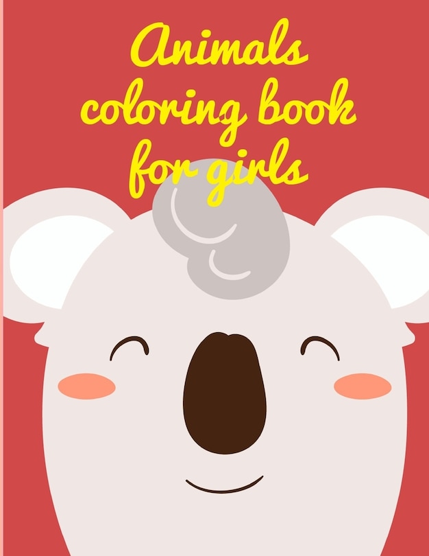 Couverture_Animals Coloring Book For Girls