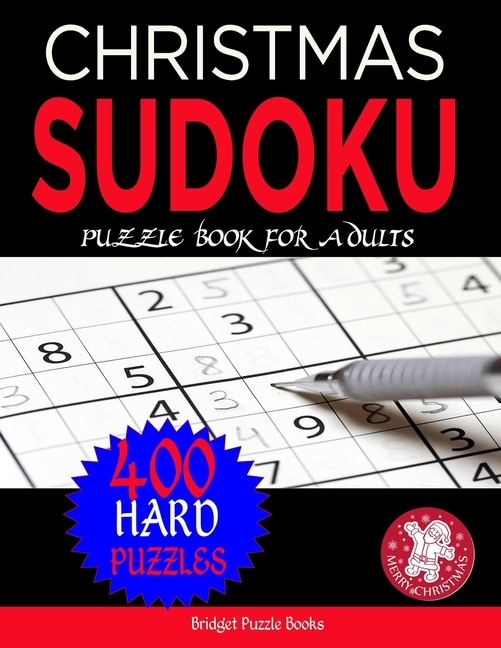 Front cover_Christmas Sudoku Puzzles for Adults