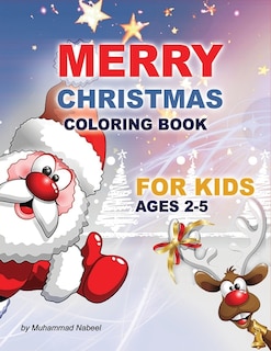 Front cover_Merry Christmas Coloring Book for Kids Ages 2-5