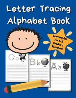 Letter Tracing Alphabet Book: ABC Learning Book for Kids - Toddlers, Preschool, K-2 - Royal Blue