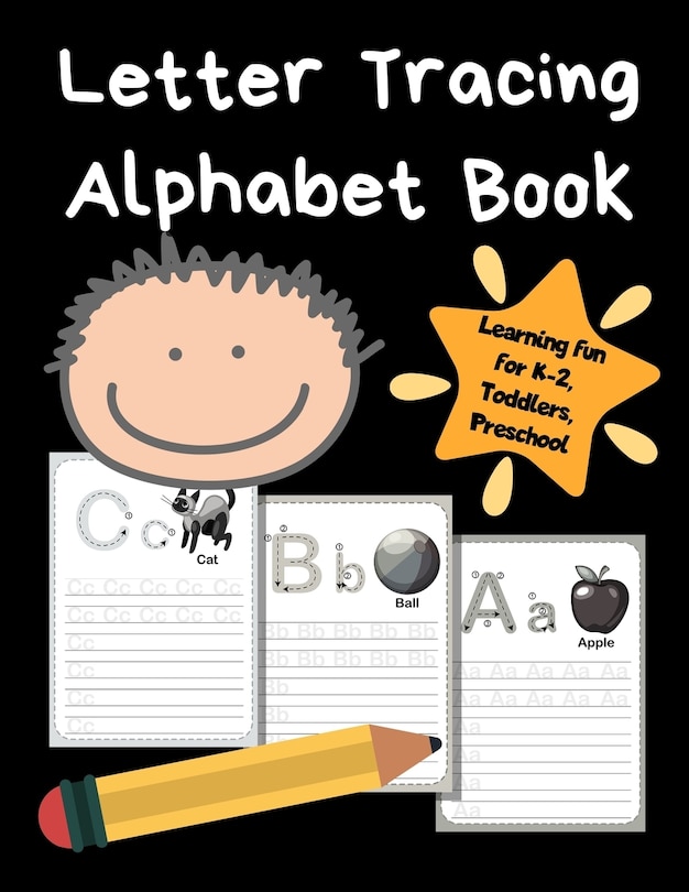 Front cover_Letter Tracing Alphabet Book