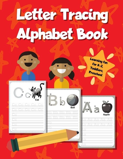Front cover_Letter Tracing Alphabet Book