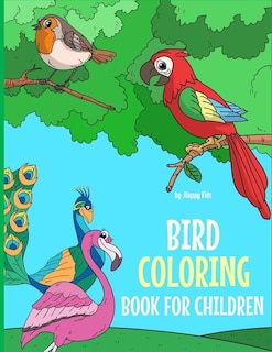 Front cover_Bird Coloring Book For Children