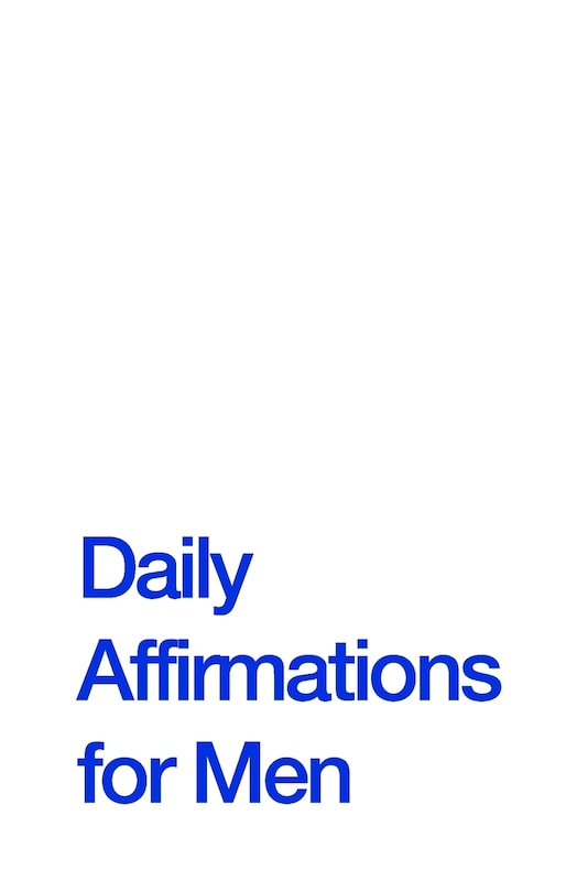 Couverture_Daily Affirmations for Men