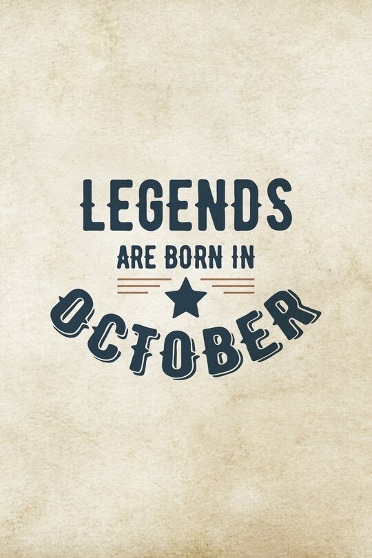 Couverture_Legends Are Born In October
