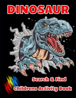 Front cover_DINOSAUR Search & Find Childrens Activity Book