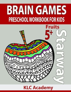 Front cover_Brain Games Preschool Workbook for Kids Fruits