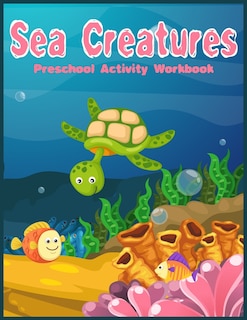 Front cover_Sea Creatures Preschool Activity Workbook