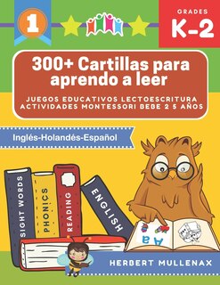 Front cover_300+ Cartillas para aprendo a leer - Juegos educativos lectoescritura actividades montessori bebe 2 5 años