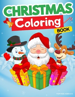 Front cover_Christmas Coloring Book for Kids Ages 2-5