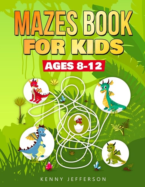 Front cover_Maze Books For Kids Ages 8-12