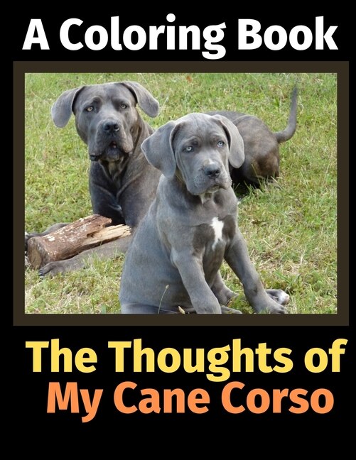 Front cover_The Thoughts of My Cane Corso