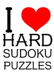 Front cover_I Love Hard Sudoku Puzzles