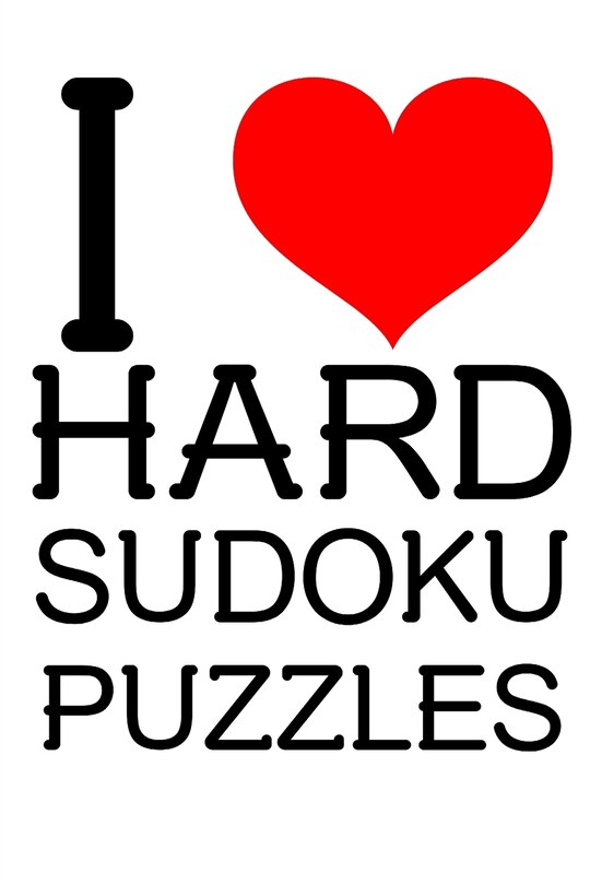 Front cover_I Love Hard Sudoku Puzzles
