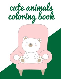 Front cover_Cute Animals Coloring Book
