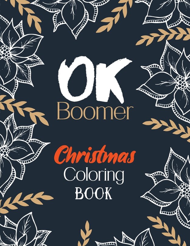 Front cover_OK Boomer Christmas Coloring Book