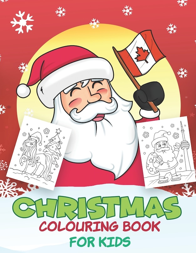 Front cover_Christmas Colouring Book for Kids