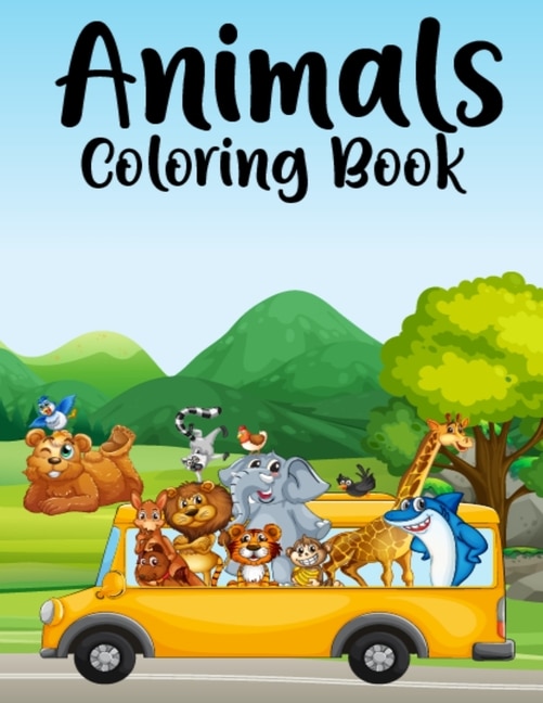 Front cover_Animals Coloring Book