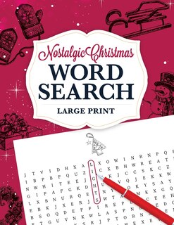 Couverture_Nostalgic Christmas Word Search LARGE PRINT