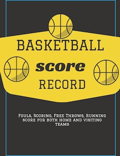 Front cover_Basketball Score book