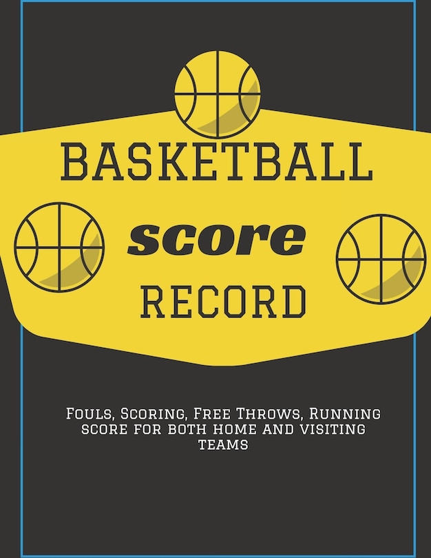 Front cover_Basketball Score book